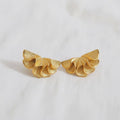 Folded Petal Stud Earrings