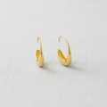 Bold C-Shape Hoop Earrings