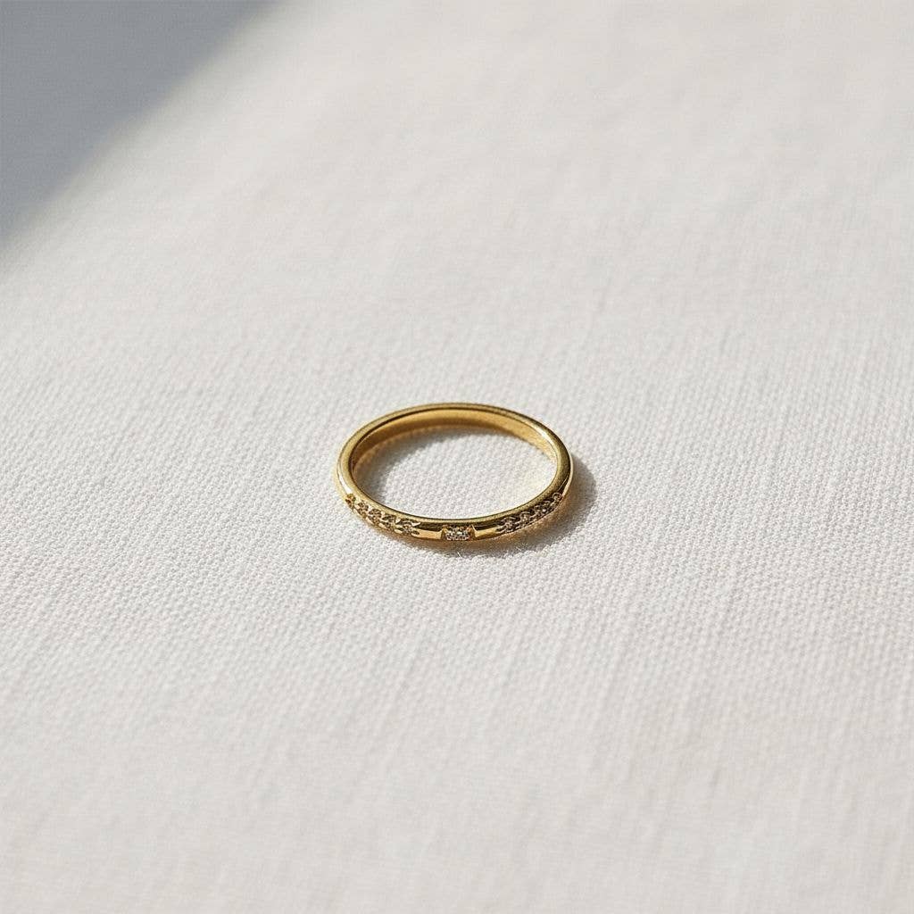 Vintage-Inspired Geometric Ring
