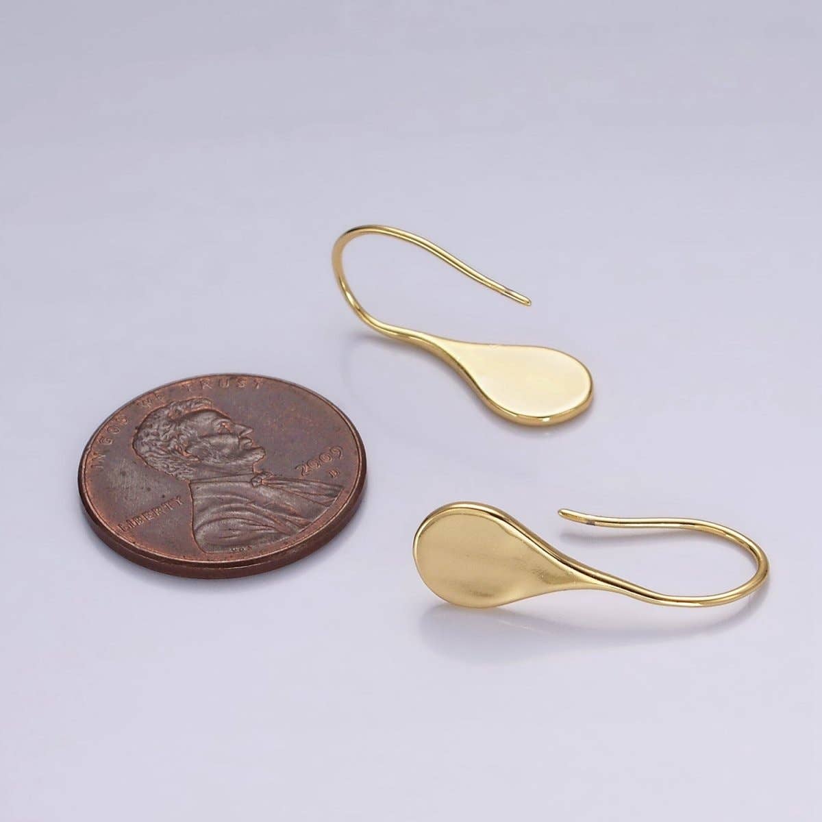 14K Gold Filled Minimalist Teardrop Earrings